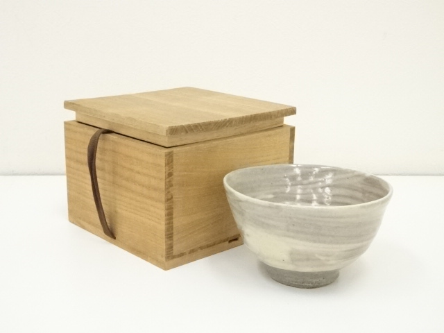 T243 茶碗 『益子焼』『村田浩』 共箱 抹茶碗 茶道具